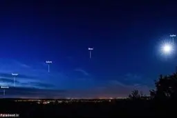 ثبت پدیده‌ای نادر توسط یک عکاس آماتور/ عکس