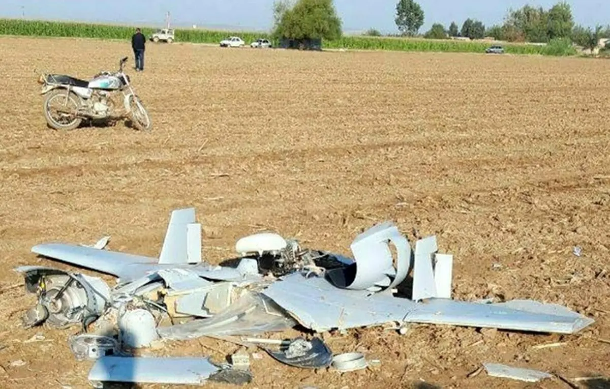 سقوط یک پهپاد در خاک ایران +عکس و  جزییات