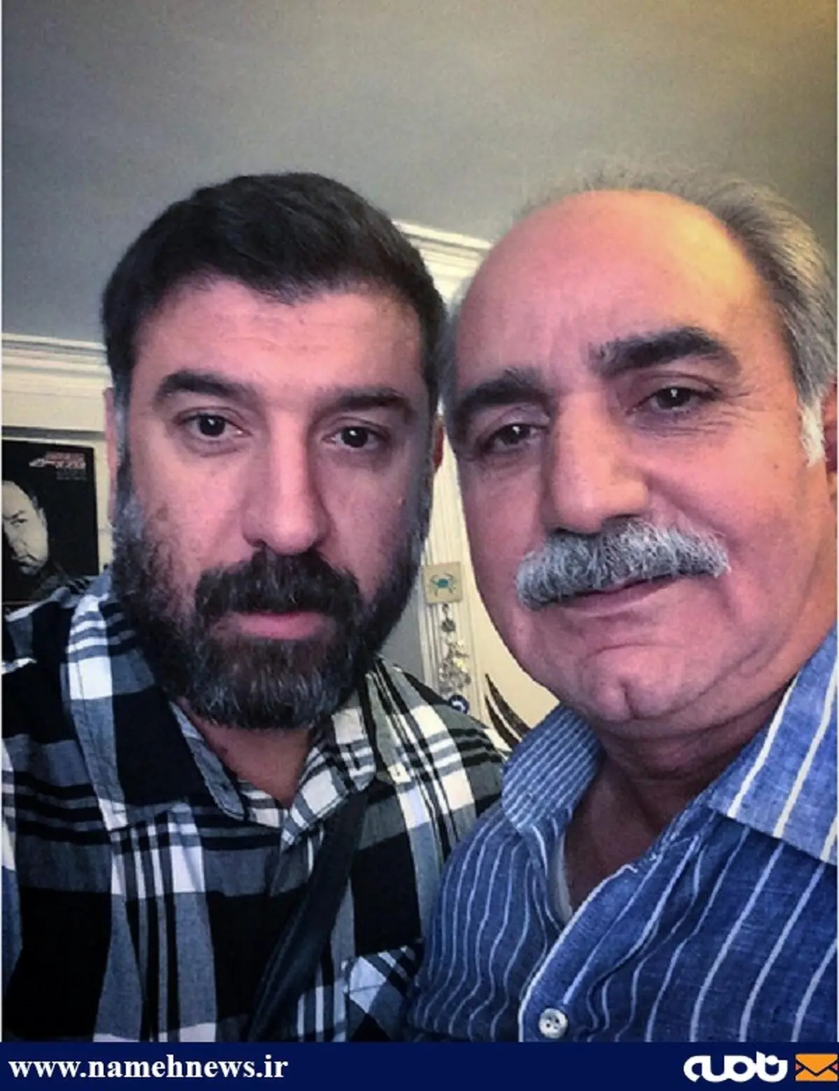 سلفی علی انصاریان و پرویز پرستویی/ عکس