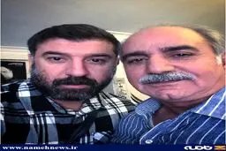 سلفی علی انصاریان و پرویز پرستویی/ عکس