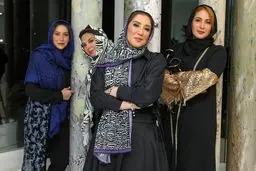 استایل جذاب فریبا نادری در پشت صحنه شام ایرانی + عکس