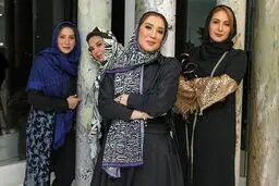 استایل جذاب فریبا نادری در پشت صحنه شام ایرانی + عکس
