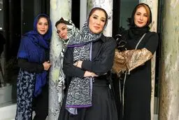 استایل جذاب فریبا نادری در پشت صحنه شام ایرانی + عکس