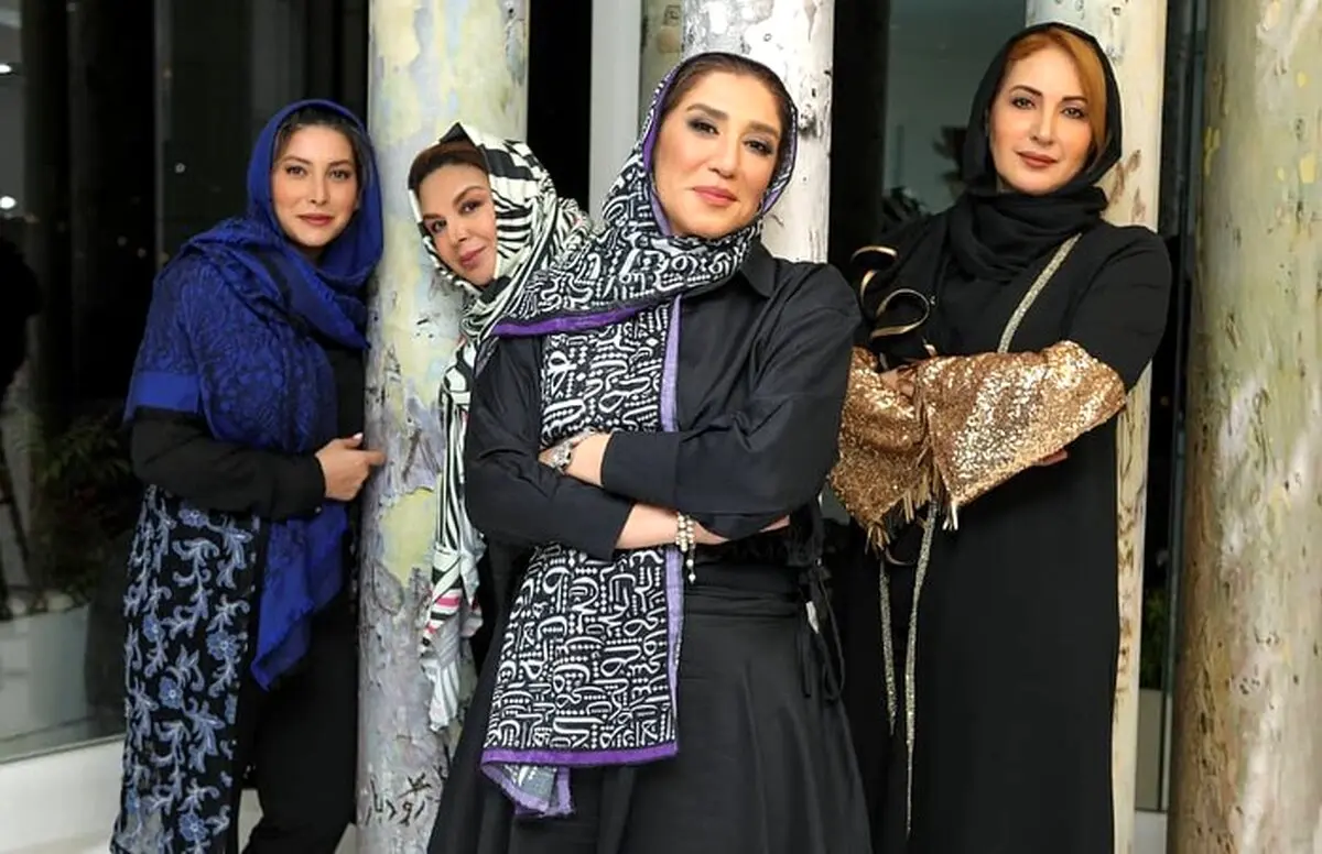 استایل جذاب فریبا نادری در پشت صحنه شام ایرانی + عکس
