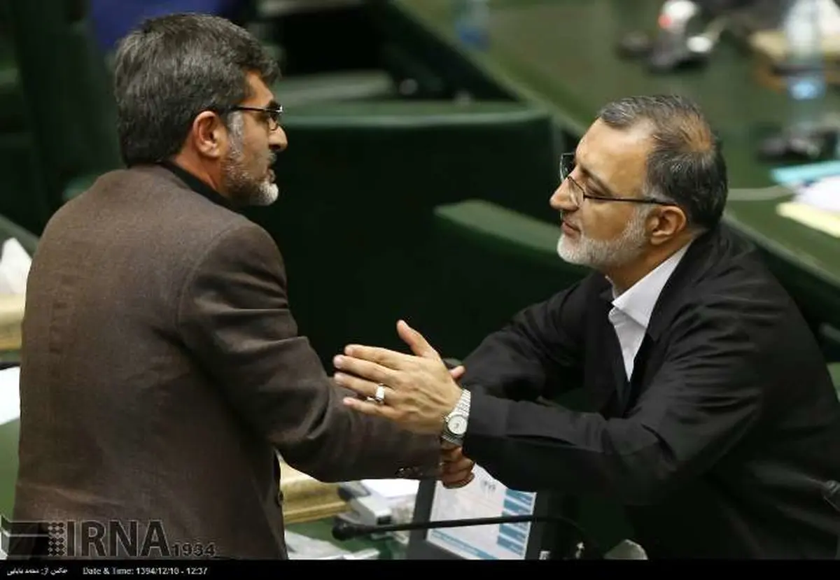 خوش و بش دو نماینده شکست خورده در انتخابات/عکس