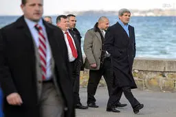 مذاکره ظریف و صالحی با جان کری/ تصاویر