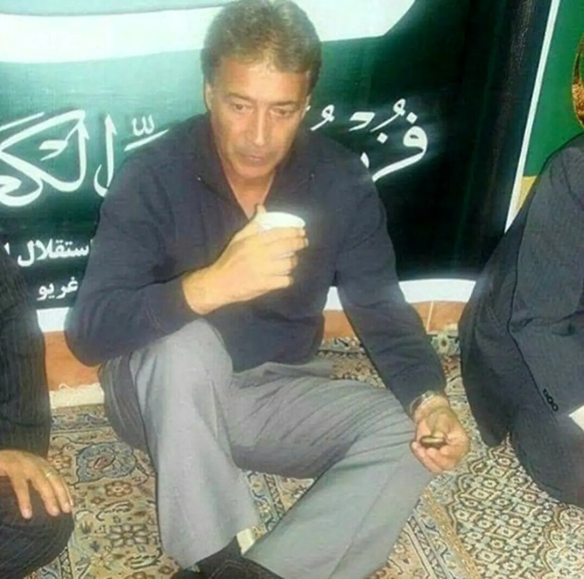 عکس کمتر دیده شده از ناصر حجازی در هیئت عزاداری