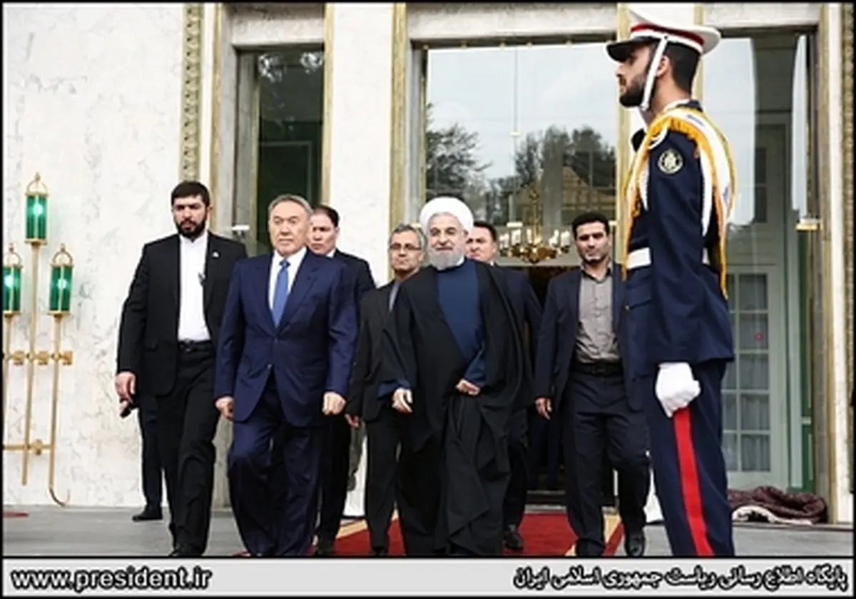 حاشیه های تصویری نشست خبری روسای جمهور ایران و قزاقستان