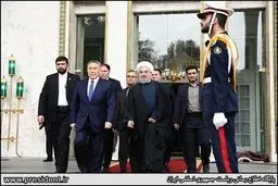 حاشیه های تصویری نشست خبری روسای جمهور ایران و قزاقستان