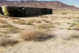 واژگونی اتوبوس و مصدومیت ۲۶ نفر از مسافران +عکس