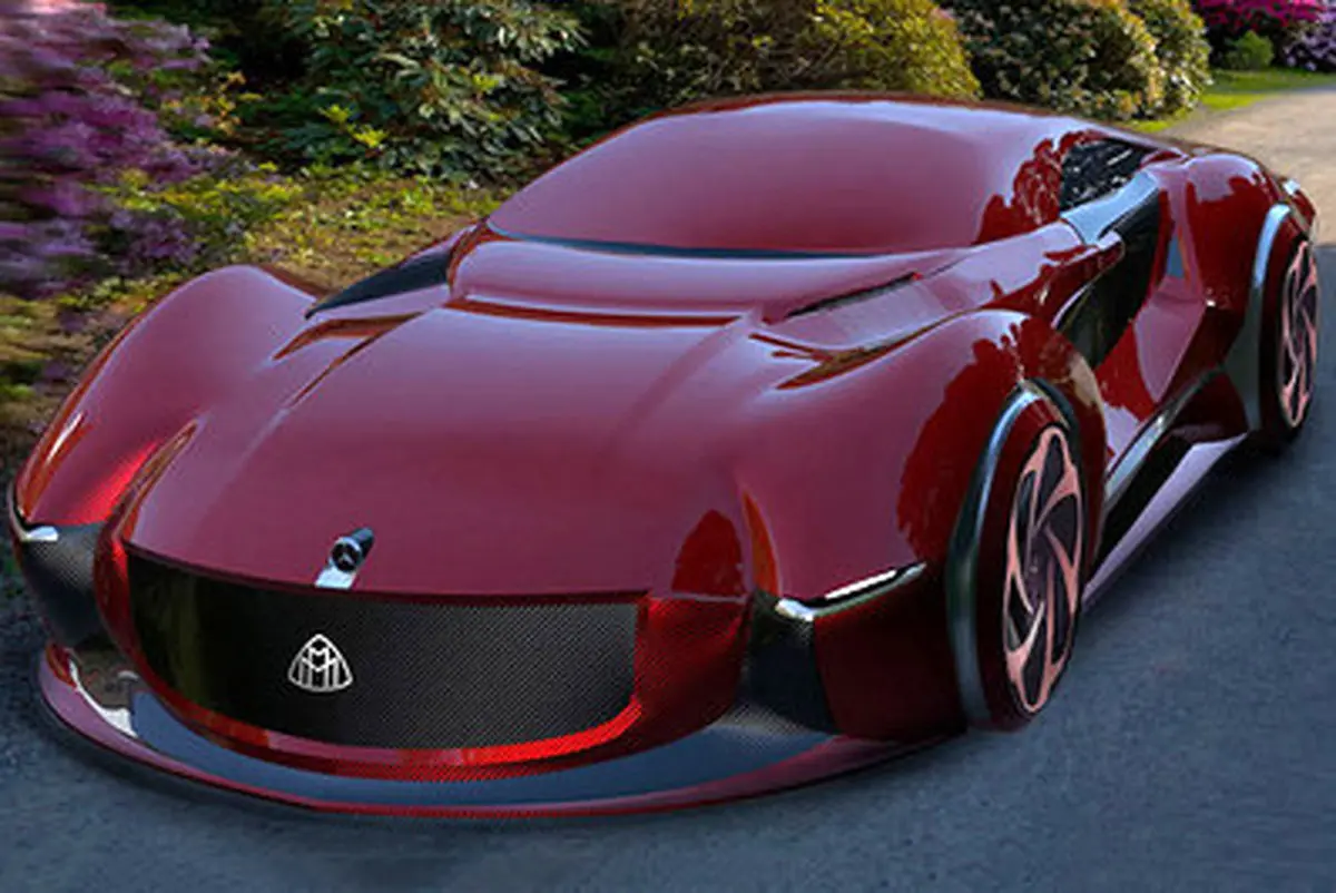 طرح خودروی مفهومی مرسدس میباخ ۲۰۳۰ با فضای داخلی چوبی+ عکس