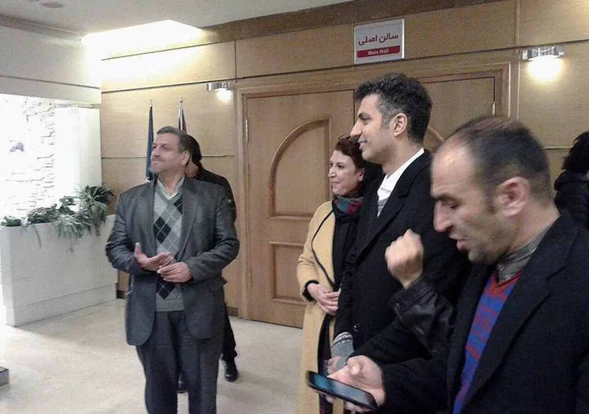 انتظار عادل فردوسی‌‌پور و کواکبیان برای دیدن فیلم «لانتوری»/عکس