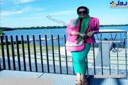 پوشش خانم بازیگر در خارج از کشور/عکس