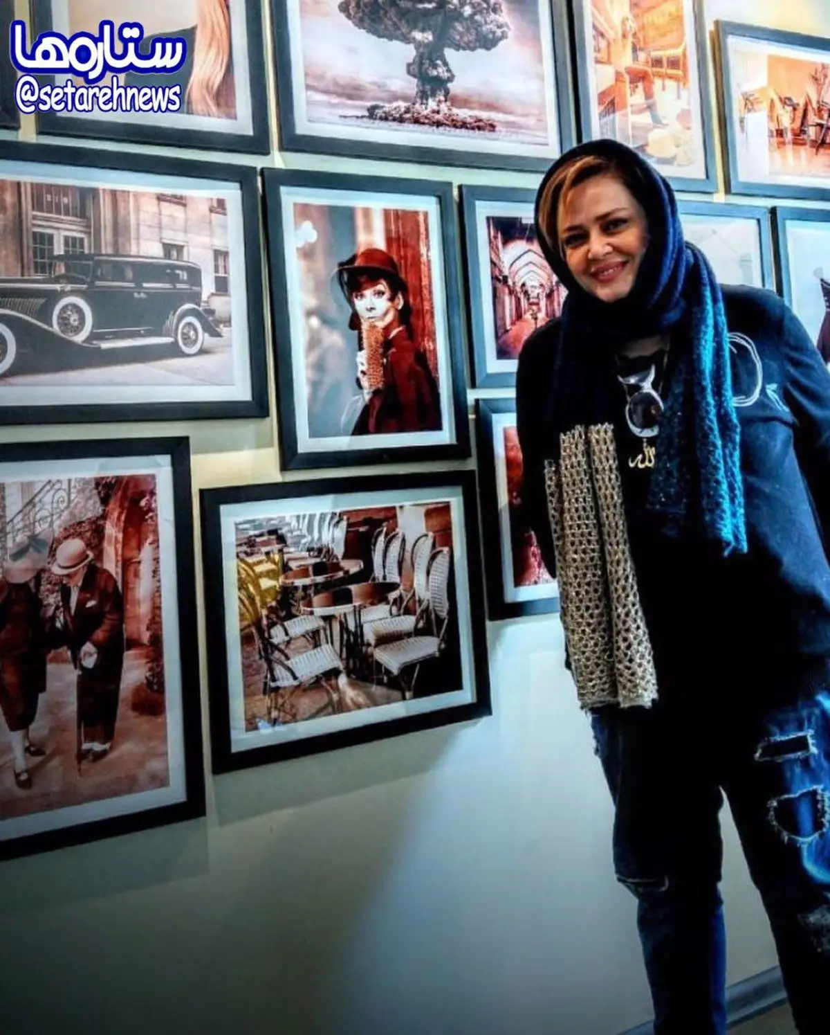 تصویری از تیپ و استایل جدید بهاره رهنما