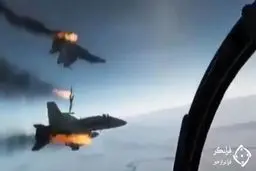 برخورد 2 هواپیمای آموزشی به یکدیگر/معجزه برای خلبانان رخ داد + عکس