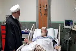 عیادت رئیس جمهور از حجت‌الاسلام شهیدی + عکس