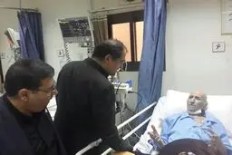 وزیر بهداشت در حال عیادت از مصدومان فاجعه منا/تصاویر