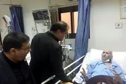 وزیر بهداشت در حال عیادت از مصدومان فاجعه منا/تصاویر