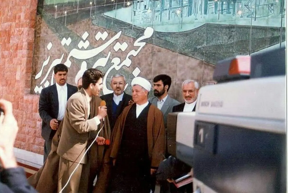 مصاحبه 20 سال پیش رشیدپور با هاشمی/عکس