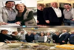 عکس دیده نشده از شهاب حسینی کنار خانواده اش در آمریکا