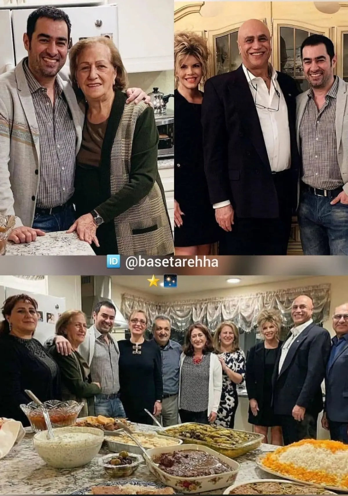 عکس دیده نشده از شهاب حسینی کنار خانواده اش در آمریکا