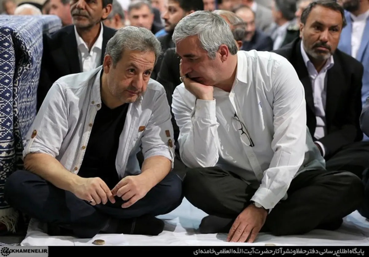 ابراهیم حاتمی کیا در دیدار روز گذشته رهبری/ عکس