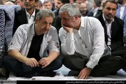 ابراهیم حاتمی کیا در دیدار روز گذشته رهبری/ عکس