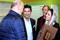شیلا خداداد و همسرش در جشنواره/ عکس