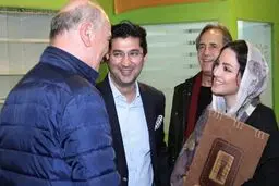 شیلا خداداد و همسرش در جشنواره/ عکس