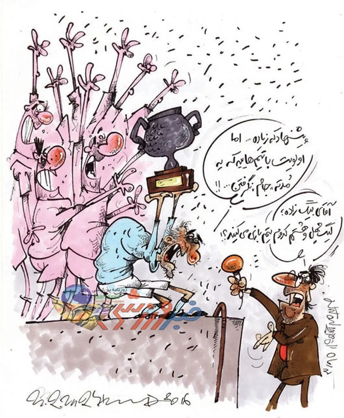 کاریکاتور/ معجزه هاشم بیک زاده!