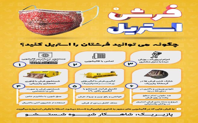 راه کار مناسب برای شستشوی فرش در زمان کرونا