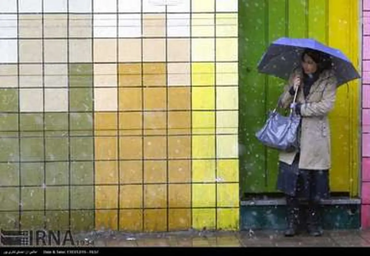 تصاویر/ بارش برف در تهران