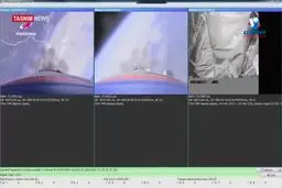 فیلم دیده نشده از پرتاب موشک ماهواره‌بر سایوز روسیه