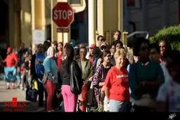 صف طولانی مردم آمریکا برای خرید بلیط مراسم تشییع جنازه محمد علی کلی