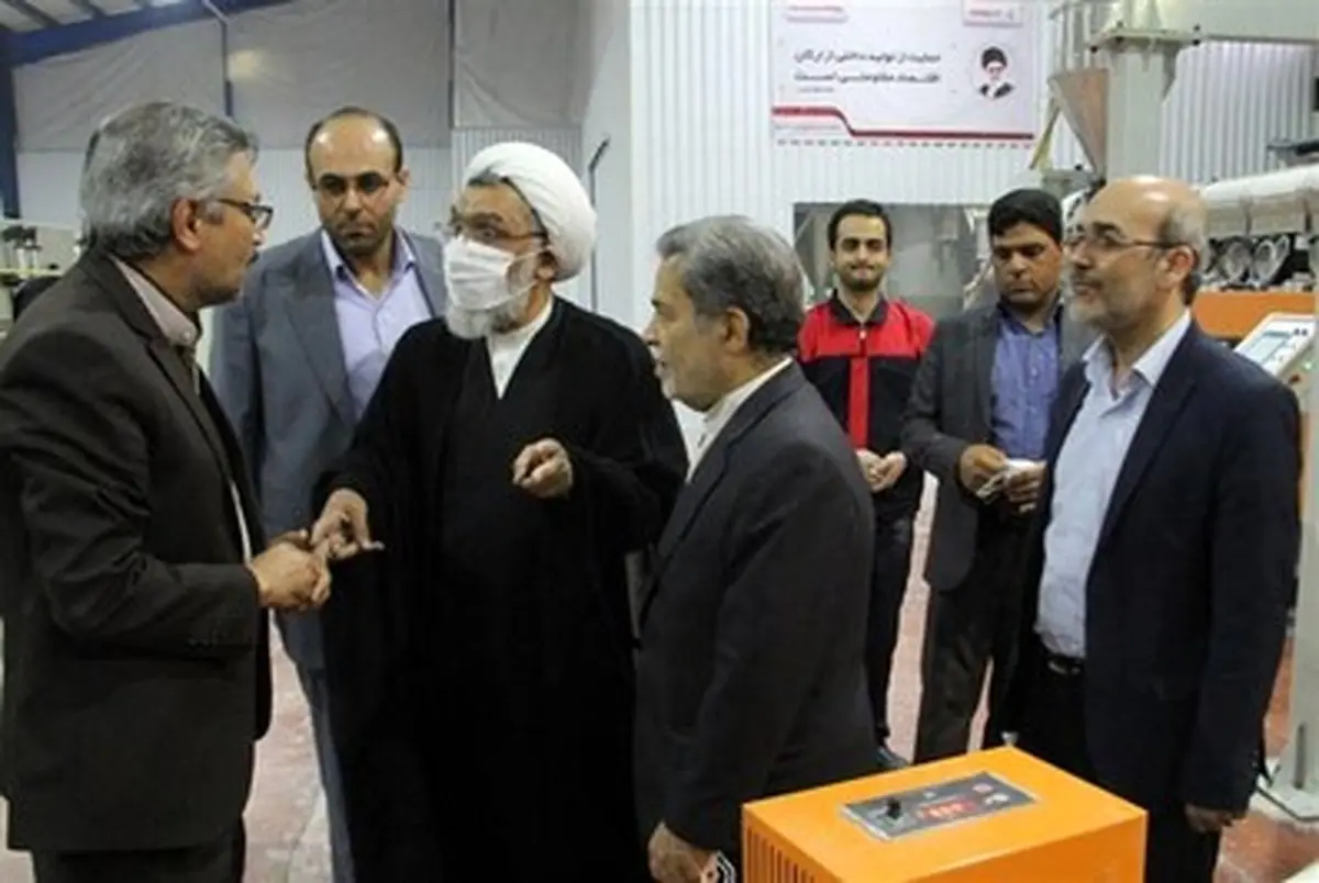 بازدید وزیر دادگستری از اولین کارخانه تولید کاغذ سنگی/تصاویر