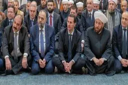 حضور"بشار اسد" در جشن میلاد پیامبر(ص) / تصاویر