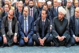 حضور"بشار اسد" در جشن میلاد پیامبر(ص) / تصاویر