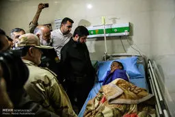 عیادت از مصدومان حمله تروریستی اهواز / تصاویر