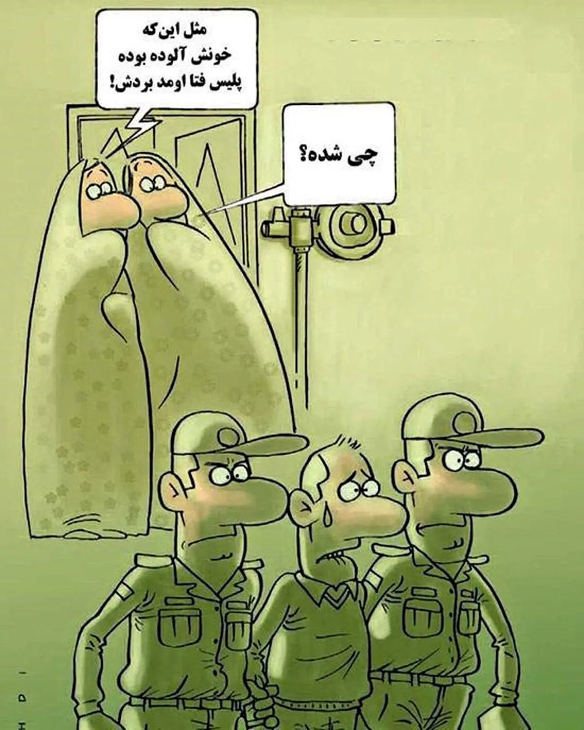کاریکاتور/ شعل جدید پلیس فتا!