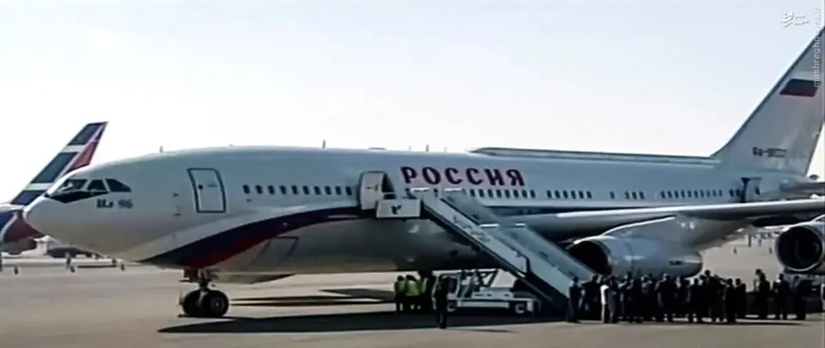 پوتین با چه هواپیمایی وارد تهران شد؟/ عکس