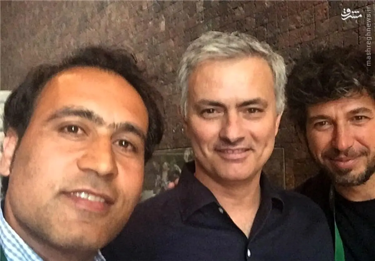 سلفی مهدوی‌کیا در کنار مورینیو+ تصاویر