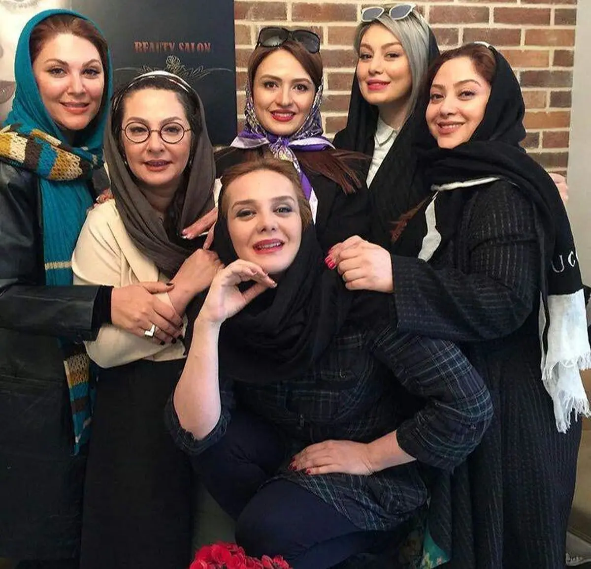 تصویری از خانوم های بازیگر در یک قاب