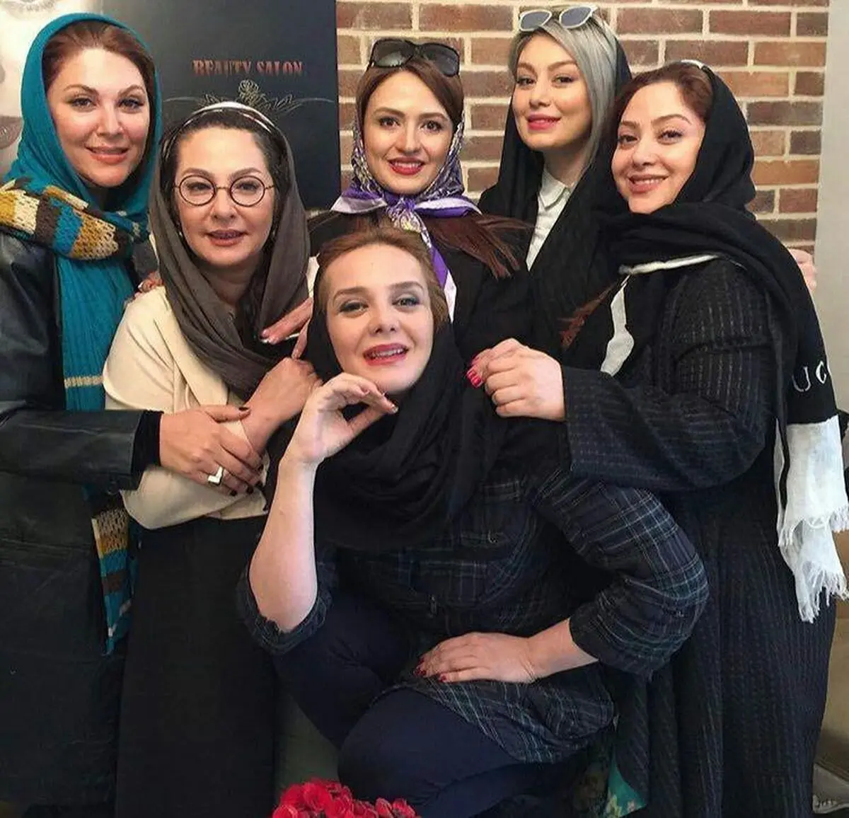 تصویری از خانوم های بازیگر در یک قاب