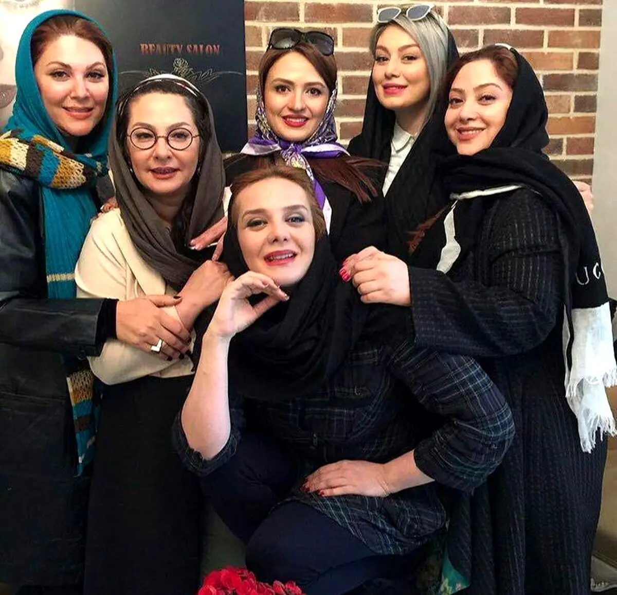 تصویری از خانوم های بازیگر در یک قاب