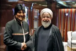تصاویر: دیدار روحانی با اوو مورالس