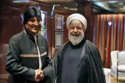 تصاویر: دیدار روحانی با اوو مورالس