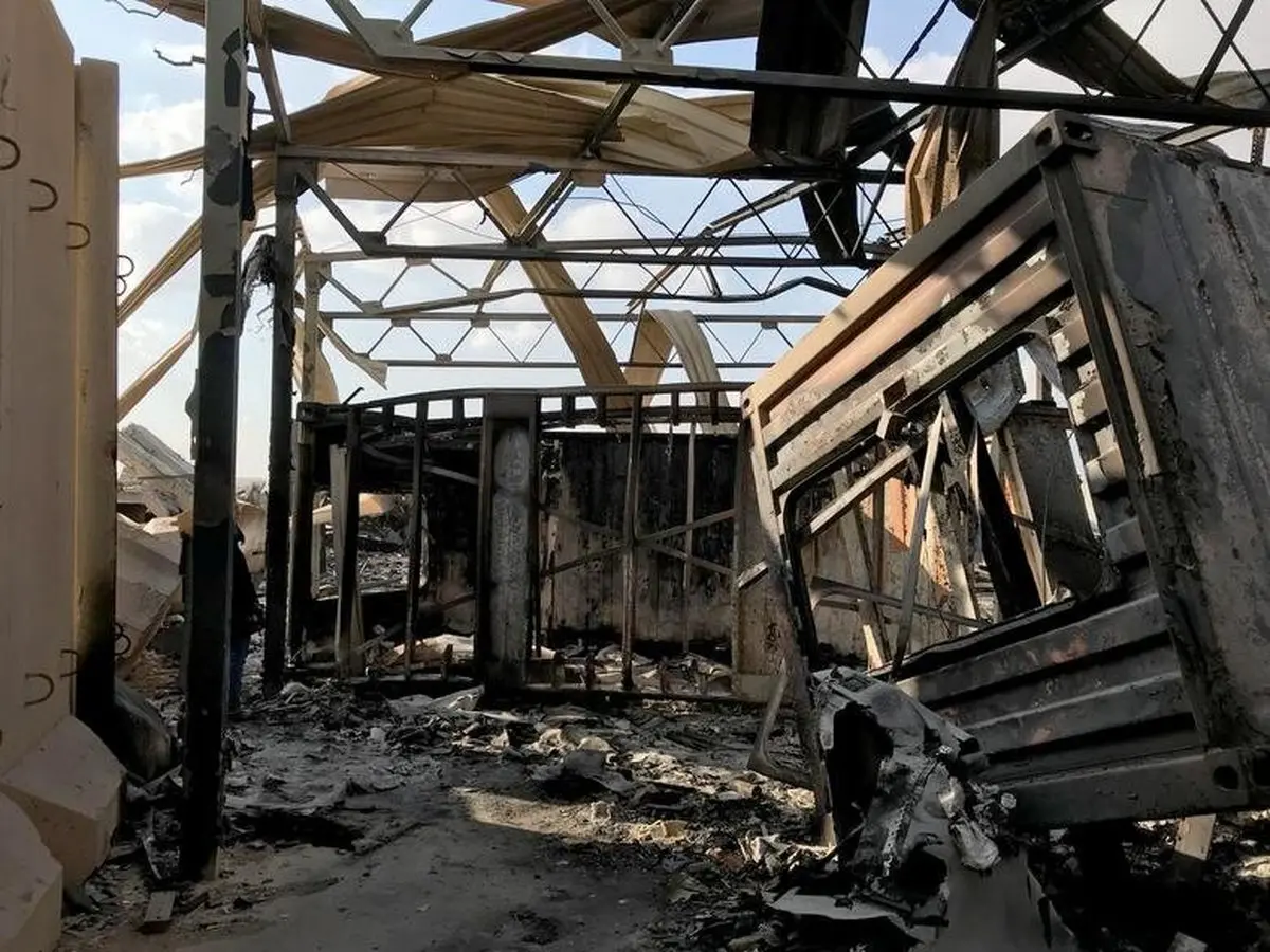 تصاویر / پایگاه هوایی عین الاسد پس از حمله ایران