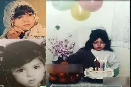 عکس‌های دیده نشده از دوران کودکی آزاده نامداری