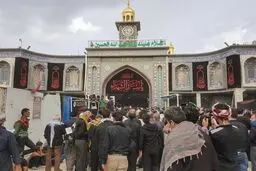 ازدحام زائران در اطراف حرم سیدالشهداء / تصاویر