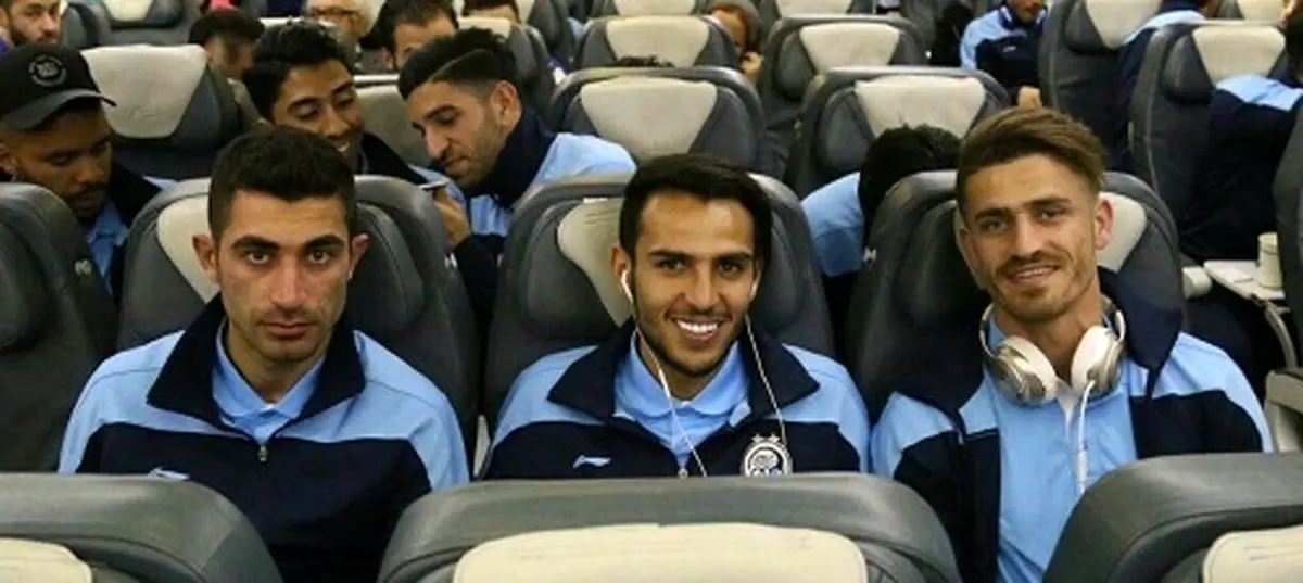 ورود لشکر خندان آبی بی علی‌منصور به دبی!/عکس